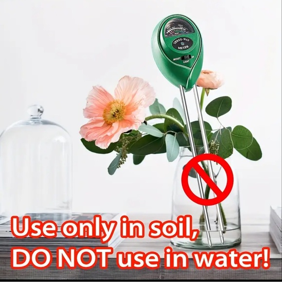 Garden, Soil Tester, NEW, 3 in 1 Soil Tester, Plant Care - Picture 5 of 8